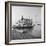 Ohio River Boat Moored at Dock on the Ohio River-Walker Evans-Framed Photographic Print