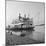 Ohio River Boat Moored at Dock on the Ohio River-Walker Evans-Mounted Photographic Print