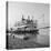 Ohio River Boat Moored at Dock on the Ohio River-Walker Evans-Stretched Canvas