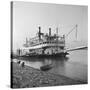 Ohio River Boat Moored at Dock on the Ohio River-Walker Evans-Stretched Canvas