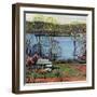 "Ohio River in April," April 15, 1961-John Clymer-Framed Giclee Print