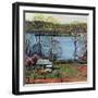 "Ohio River in April," April 15, 1961-John Clymer-Framed Giclee Print