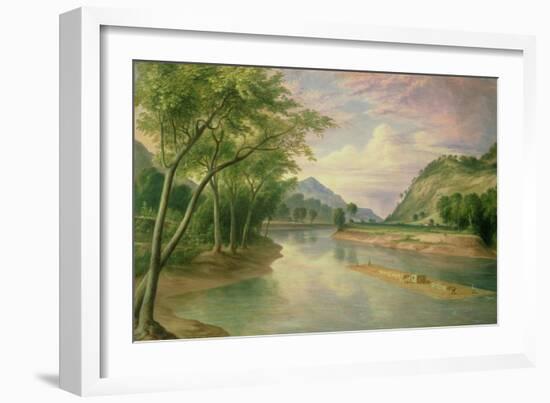 Ohio River Near Marietta, 1855-Pratt-Framed Giclee Print