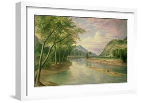 Ohio River Near Marietta, 1855-Pratt-Framed Giclee Print