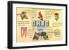 Ohio's Flag, Bird, Capitol, etc.-null-Framed Art Print