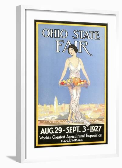 Ohio State Fair Poster, Columbus-null-Framed Art Print