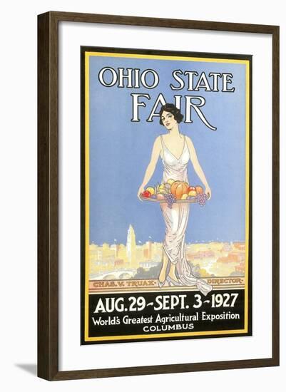 Ohio State Fair Poster, Columbus-null-Framed Art Print