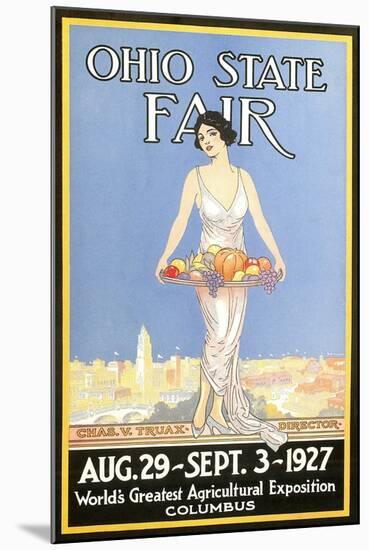 Ohio State Fair Poster, Columbus-null-Mounted Art Print