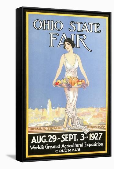 Ohio State Fair Poster, Columbus-null-Framed Stretched Canvas