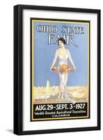 Ohio State Fair Poster, Columbus-null-Framed Art Print