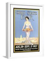 Ohio State Fair Poster, Columbus-null-Framed Art Print