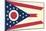 Ohio State Flag-Lantern Press-Mounted Art Print