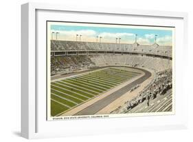 Ohio State University Stadium, Columbus-null-Framed Art Print