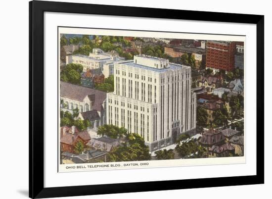 Ohio Telephone Building, Dayton, Ohio-null-Framed Premium Giclee Print