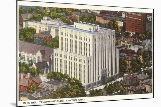 Ohio Telephone Building, Dayton, Ohio-null-Mounted Premium Giclee Print