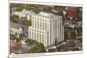 Ohio Telephone Building, Dayton, Ohio-null-Mounted Premium Giclee Print