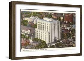 Ohio Telephone Building, Dayton, Ohio-null-Framed Art Print