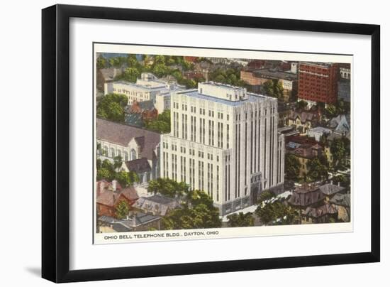 Ohio Telephone Building, Dayton, Ohio-null-Framed Art Print