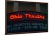 Ohio Theater marquee theater sign advertising Columbus Symphony Orchestra in downtown Columbus, OH-null-Framed Photographic Print