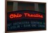 Ohio Theater marquee theater sign advertising Columbus Symphony Orchestra in downtown Columbus, OH-null-Framed Photographic Print