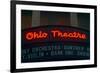 Ohio Theater marquee theater sign advertising Columbus Symphony Orchestra in downtown Columbus, OH-null-Framed Photographic Print