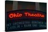 Ohio Theater marquee theater sign advertising Columbus Symphony Orchestra in downtown Columbus, OH-null-Stretched Canvas