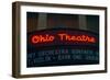 Ohio Theater marquee theater sign advertising Columbus Symphony Orchestra in downtown Columbus, OH-null-Framed Photographic Print