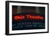 Ohio Theater marquee theater sign advertising Columbus Symphony Orchestra in downtown Columbus, OH-null-Framed Photographic Print