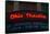 Ohio Theater marquee theater sign advertising Columbus Symphony Orchestra in downtown Columbus, OH-null-Framed Stretched Canvas