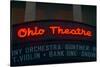 Ohio Theater marquee theater sign advertising Columbus Symphony Orchestra in downtown Columbus, OH-null-Stretched Canvas