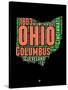 Ohio Word Cloud 1-NaxArt-Stretched Canvas