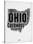 Ohio Word Cloud 2-NaxArt-Stretched Canvas