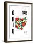 Ohio-J Hill Design-Framed Giclee Print