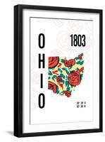 Ohio-J Hill Design-Framed Giclee Print