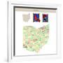 Ohio-IndianSummer-Framed Art Print