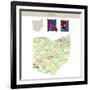 Ohio-IndianSummer-Framed Art Print