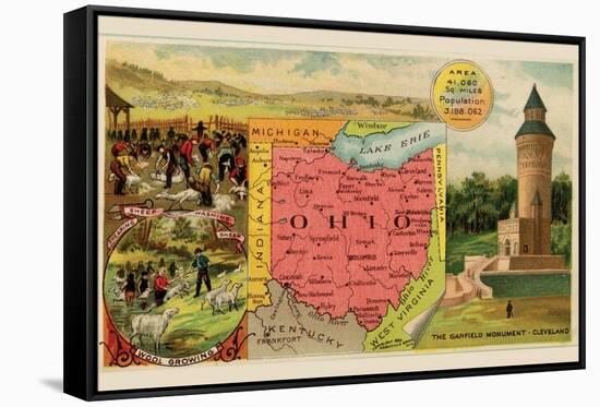Ohio-Arbuckle Brothers-Framed Stretched Canvas