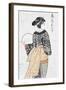 Ohisa from Takashima Teahouse-null-Framed Giclee Print