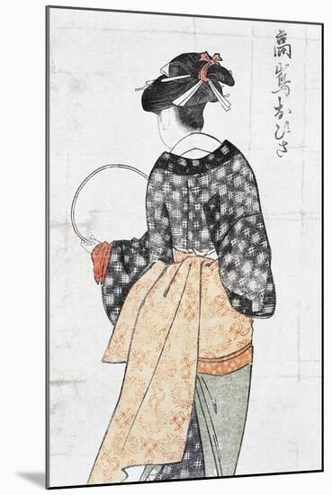 Ohisa from Takashima Teahouse-null-Mounted Giclee Print