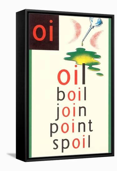 OI in Oil-null-Framed Stretched Canvas