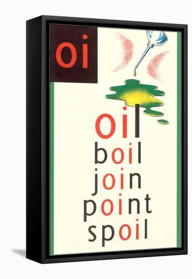 OI in Oil-null-Framed Stretched Canvas