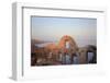 Oia Castle at Sunrise - Santorini Island Greece-Netfalls-Framed Photographic Print
