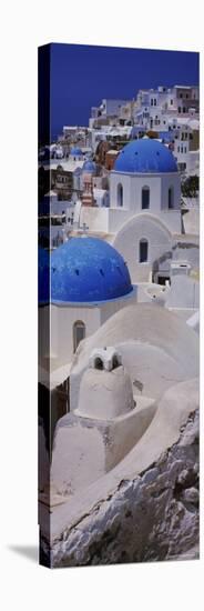 Oia Church, Santorini, Greece-null-Stretched Canvas