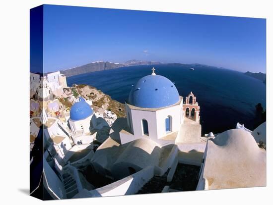 Oia (Ia), Island of Santorini (Thira), Cyclades Islands, Aegean, Greek Islands, Greece, Europe-Sergio Pitamitz-Stretched Canvas