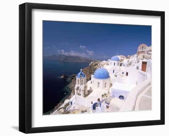 Oia (Ia), Island of Santorini (Thira), Cyclades Islands, Aegean, Greek Islands, Greece, Europe-Sergio Pitamitz-Framed Photographic Print