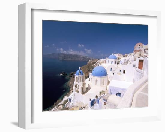 Oia (Ia), Island of Santorini (Thira), Cyclades Islands, Aegean, Greek Islands, Greece, Europe-Sergio Pitamitz-Framed Photographic Print