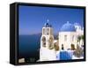 Oia (Ia), Island of Santorini (Thira), Cyclades Islands, Aegean, Greek Islands, Greece, Europe-Sergio Pitamitz-Framed Stretched Canvas