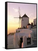 Oia (Ia), Island of Santorini (Thira), Cyclades Islands, Aegean, Greek Islands, Greece, Europe-Sergio Pitamitz-Framed Stretched Canvas
