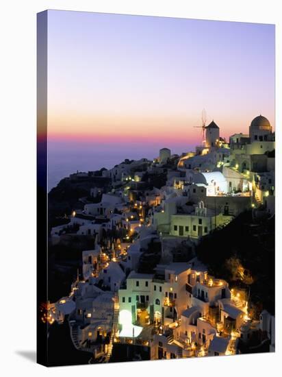 Oia (Ia), Island of Santorini (Thira), Cyclades Islands,Aegean, Greek Islands, Greece, Europe-Sergio Pitamitz-Stretched Canvas