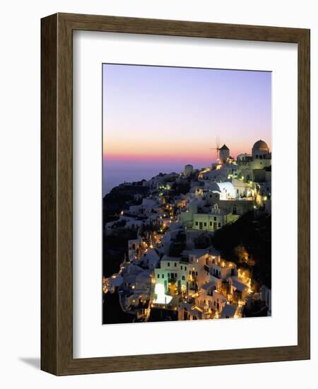 Oia (Ia), Island of Santorini (Thira), Cyclades Islands,Aegean, Greek Islands, Greece, Europe-Sergio Pitamitz-Framed Photographic Print